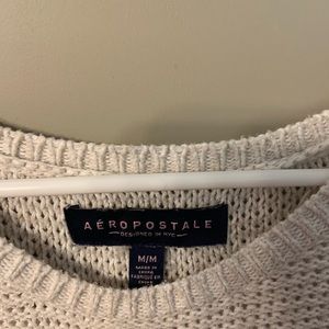 Aeropostale White Sweater